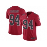 Youth Nike Atlanta Falcons #94 Tyson Jackson Limited Red Rush NFL Jersey