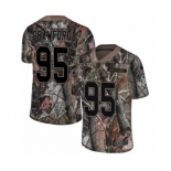 Youth Nike Atlanta Falcons #95 Jack Crawford Limited Camo Rush Realtree NFL Jersey