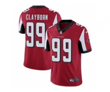 Youth Nike Atlanta Falcons #99 Adrian Clayborn Vapor Untouchable Limited Red Team Color NFL Jersey