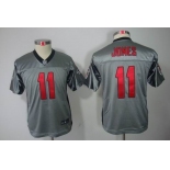 nike youth nfl jerseys atlanta falcons #11 jones grey[Elite shadow]