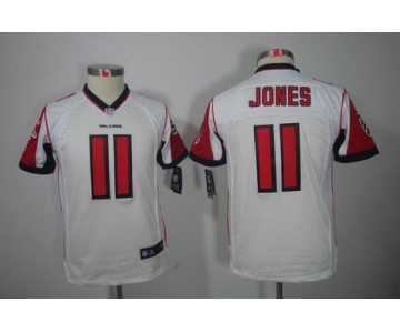 nike youth nfl jerseys atlanta falcons #11 jones white[nike limited]