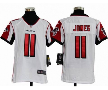 nike youth nfl jerseys atlanta falcons #11 jones white[nike]