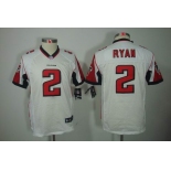 nike youth nfl jerseys atlanta falcons #2 matt ryan white[nike limited]