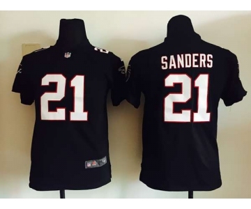 nike youth nfl jerseys atlanta falcons #21 sanders black[nike]