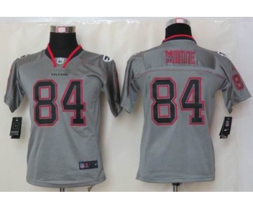 nike youth nfl jerseys atlanta falcons #84 white grey[nike lights out]