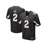 Men Nike Arizona Cardinals #2 Andy Lee Elite Black Alternate NFL Jersey