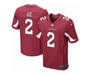 Men Nike Arizona Cardinals #2 Andy Lee Elite Red Team Color NFL Jersey