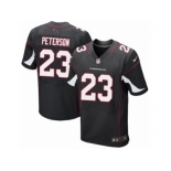 Men Nike Arizona Cardinals #23 Adrian Peterson Elite Black Alternate NFL Jersey