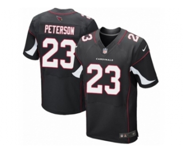 Men Nike Arizona Cardinals #23 Adrian Peterson Elite Black Alternate NFL Jersey