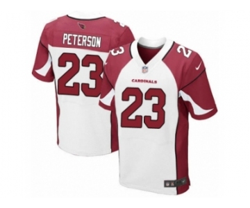 Men Nike Arizona Cardinals #23 Adrian Peterson Elite White NFL Jersey