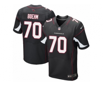 Men Nike Arizona Cardinals #70 Evan Boehm Elite Black Alternate NFL Jersey