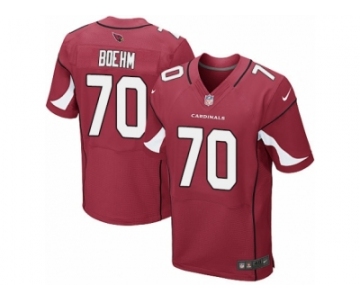 Men Nike Arizona Cardinals #70 Evan Boehm Elite Red Team Color NFL Jersey