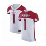 Men's Arizona Cardinals #1 Kyler Murray White Vapor Untouchable Elite Player Football Jersey