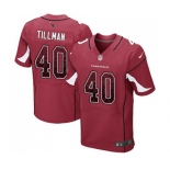 Men's Arizona Cardinals #40 Pat Tillman Elite Red Home Drift Fashion Football Jersey