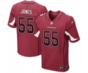 Men's Arizona Cardinals #55 Chandler Jones Elite Red Home Drift Fashion Football Jersey