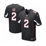 Men's Nike Arizona Cardinals #2 Andy Lee Elite Black Alternate NFL Jersey