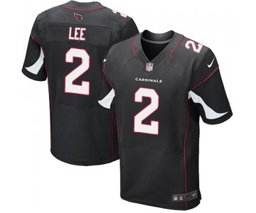 Men's Nike Arizona Cardinals #2 Andy Lee Elite Black Alternate NFL Jersey