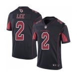 Men's Nike Arizona Cardinals #2 Andy Lee Elite Black Rush Vapor Untouchable NFL Jersey