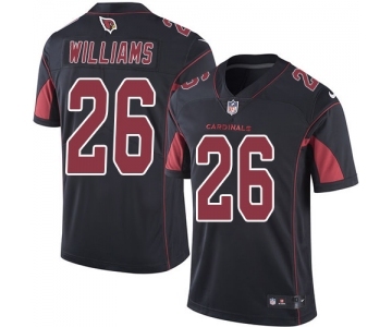 Men's Nike Arizona Cardinals #26 Brandon Williams Elite Black Rush Vapor Untouchable NFL Jersey