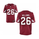 Men's Nike Arizona Cardinals #26 Brandon Williams Elite Red Team Color NFL Jersey