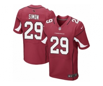 Men's Nike Arizona Cardinals #29 Tharold Simon Elite Red Team Color NFL Jersey