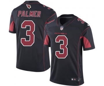 Men's Nike Arizona Cardinals #3 Carson Palmer Elite Black Rush Vapor Untouchable NFL Jersey