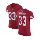 Men's Nike Arizona Cardinals #33 Tre Boston Red Team Color Vapor Untouchable Elite Player NFL Jersey