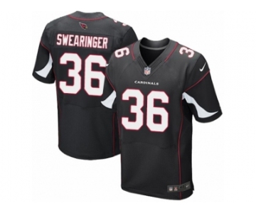 Men's Nike Arizona Cardinals #36 D. J. Swearinger Elite Black Alternate NFL Jersey