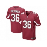 Men's Nike Arizona Cardinals #36 D. J. Swearinger Elite Red Team Color NFL Jersey