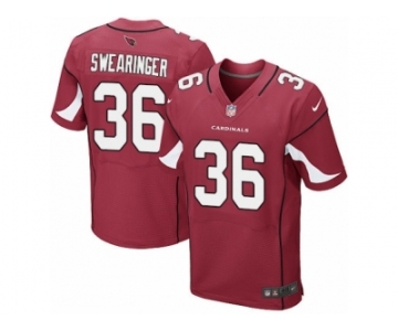 Men's Nike Arizona Cardinals #36 D. J. Swearinger Elite Red Team Color NFL Jersey