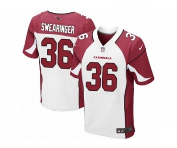 Men's Nike Arizona Cardinals #36 D. J. Swearinger Elite White NFL Jersey