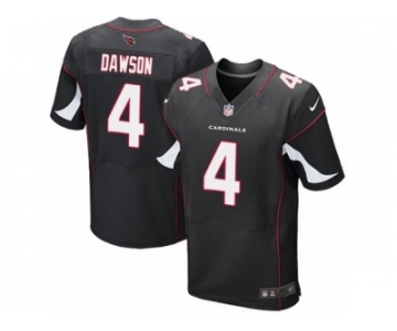 Men's Nike Arizona Cardinals #4 Phil Dawson Elite Black Alternate NFL Jersey