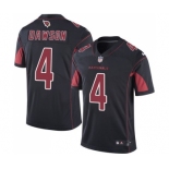 Men's Nike Arizona Cardinals #4 Phil Dawson Elite Black Rush Vapor Untouchable NFL Jersey