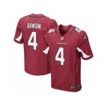 Men's Nike Arizona Cardinals #4 Phil Dawson Elite Red Team Color NFL Jersey