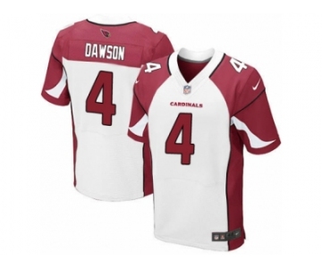 Men's Nike Arizona Cardinals #4 Phil Dawson Elite White NFL Jersey