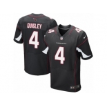 Men's Nike Arizona Cardinals #4 Ryan Quigley Elite Black Alternate NFL Jersey