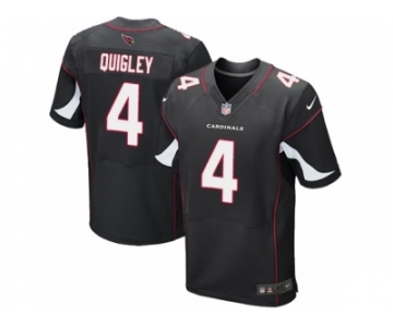 Men's Nike Arizona Cardinals #4 Ryan Quigley Elite Black Alternate NFL Jersey