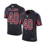 Men's Nike Arizona Cardinals #40 Pat Tillman Elite Black Rush Vapor Untouchable NFL Jersey