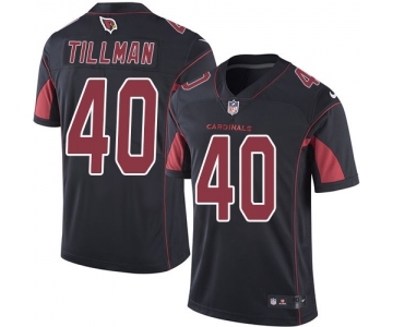 Men's Nike Arizona Cardinals #40 Pat Tillman Elite Black Rush Vapor Untouchable NFL Jersey