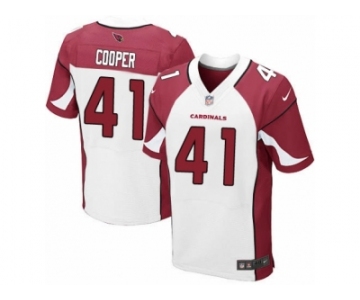 Men's Nike Arizona Cardinals #41 Marcus Cooper Elite White NFL Jersey