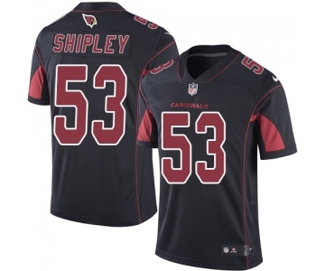 Men's Nike Arizona Cardinals #53 A.Q. Shipley Elite Black Rush Vapor Untouchable NFL Jersey