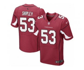 Men's Nike Arizona Cardinals #53 A.Q. Shipley Elite Red Team Color NFL Jersey