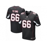 Men's Nike Arizona Cardinals #66 Alameda Ta'amu Elite Black Alternate NFL Jersey