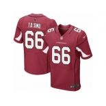 Men's Nike Arizona Cardinals #66 Alameda Ta'amu Elite Red Team Color NFL Jersey