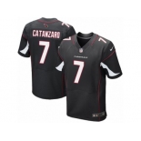 Men's Nike Arizona Cardinals #7 Chandler Catanzaro Elite Black Alternate NFL Jersey