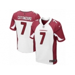 Men's Nike Arizona Cardinals #7 Chandler Catanzaro Elite White NFL Jersey