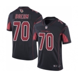 Men's Nike Arizona Cardinals #70 Evan Boehm Elite Black Rush Vapor Untouchable NFL Jersey