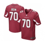 Men's Nike Arizona Cardinals #70 Evan Boehm Elite Red Team Color NFL Jersey