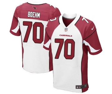 Men's Nike Arizona Cardinals #70 Evan Boehm Elite White NFL Jersey