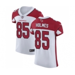 Men's Nike Arizona Cardinals #85 Gabe Holmes White Vapor Untouchable Elite Player NFL Jersey